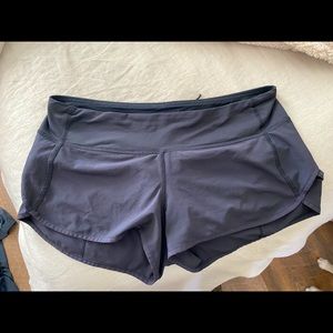 Lulu lemon shorts with liner size 6